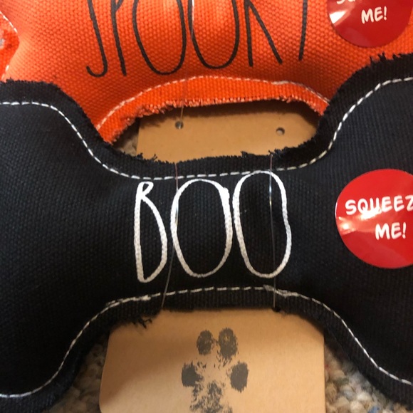 🎉 HP 🆕 Rae Dunn Halloween Spooky & Boo Dog Toys - Picture 4 of 10